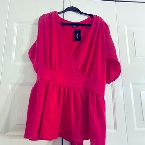 NWT City Chic Fuchsia blouse